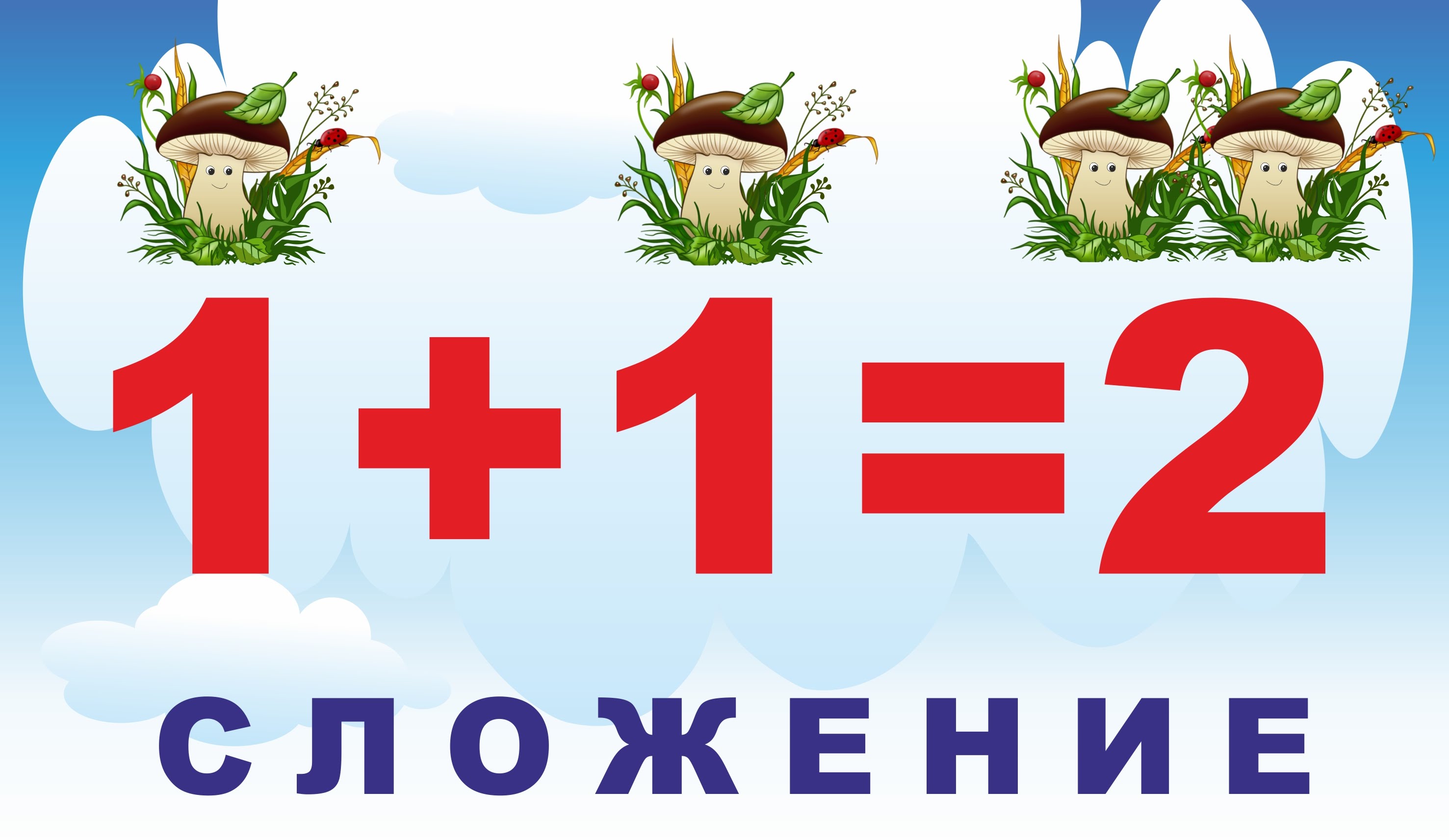 Плюс минус 2 класс. 1+1 Пример. Пример 1+1=2. Сложение для детей. Сложение на 1.