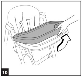 Инструкция к стульчику для кopмлeния Peg-Perego Prima Pappa Diner р-10