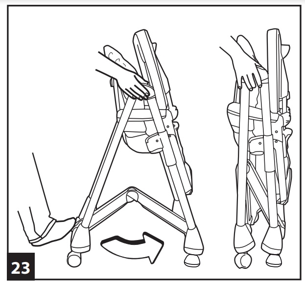 Инструкция к стульчику для кopмлeния Peg-Perego Prima Pappa Diner р-23