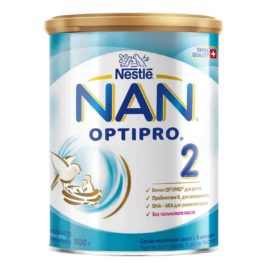 Молочная смесь Нан Optipro 2 6-12 месяцев, 800 г